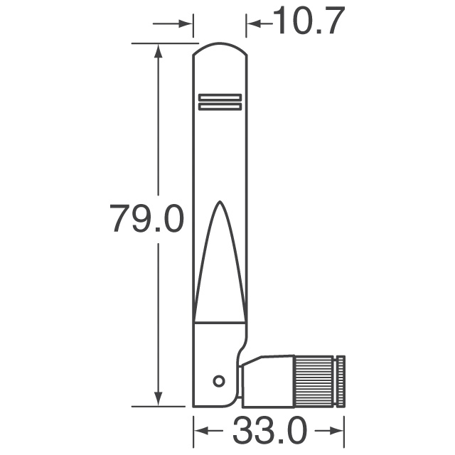 ANT-DB1-RAF-RPS Linx Technologies Inc.  Antenne RF